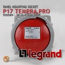 Legrand Panel Mounting Socket 3P+N+E / 5 Pin 63A P17 Tempra Pro 555589