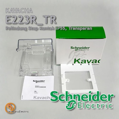 Cover Pelindung Stop Kontak Schneider Kavacha Transparan E223R_TR