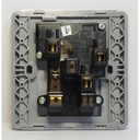 Stop Kontak AC Schneider Neo dengan Saklar Silver Gray E3015-EBGS
