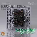 Saklar Schneider Neo Horisontal 4 Gang 1 Arah Silver Gray E3034H1-EBGS