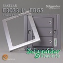 Saklar Schneider Neo Horisontal Triple 3 Gang 1 Arah Silver E3033H1