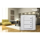 Saklar Schneider Neo Horisontal Triple 3 Gang 2 Arah Putih E3033H2