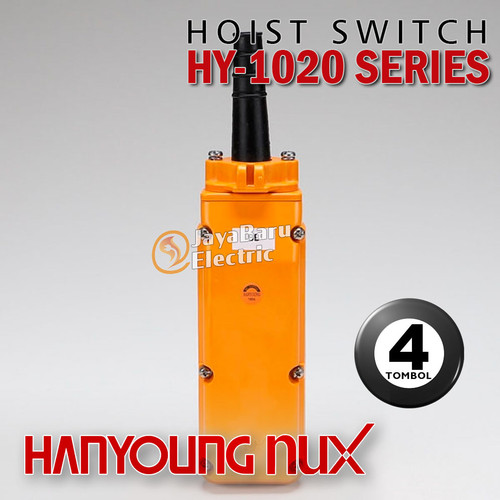 Pendant Hoist Switch HANYOUNG HY-1024BB HY1024BB 4 Tombol