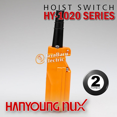 Pendant Hoist Switch HANYOUNG HY-1022B HY1022B 2 Tombol