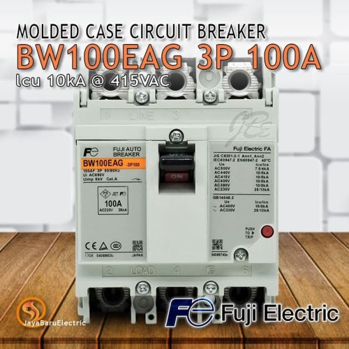 MCCB Fuji BW100EAG 3P 100A