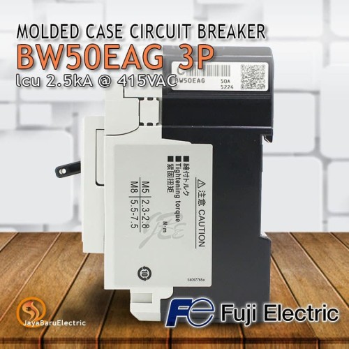 BREAKER MCCB Fuji BW50 BW50EAG BW50-EAG 3P 5A 10A 15A 20A 30A 40A 50A