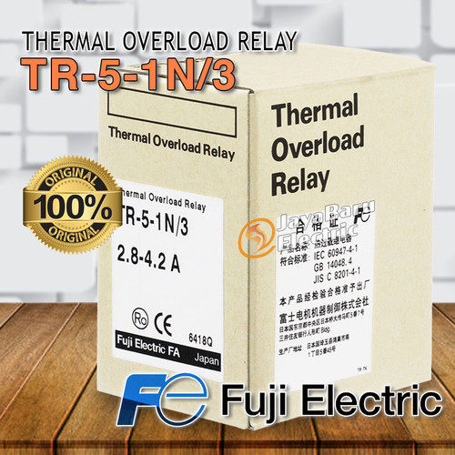 Thermal Overload Relay Fuji TR-5-1N/3 TR51N TR5-1N