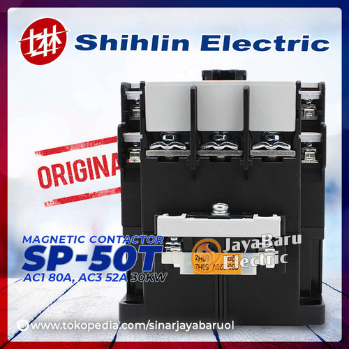 Kontaktor / Contactor SHIHLIN S-P50T SP50T 110V 220V 380V