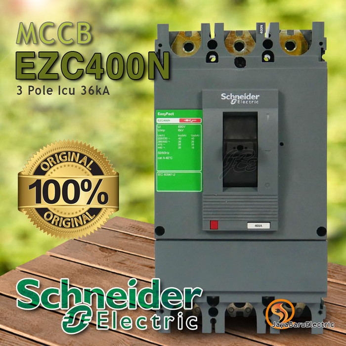 MCCB Schneider EasyPact EZC400N 3P 320A 350A 400A