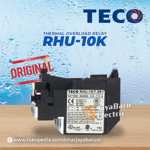 Thermal Overload Relay TECO RHU10 RHU-10K