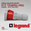Legrand Mobile Mounting Socket 3P+E / 4 Pin 125A P17 Tempra Pro 555608