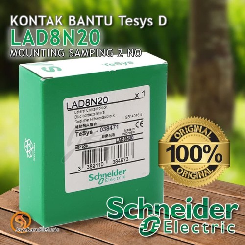 Kontak Bantu / Auxiliary Schneider LAD8N LAD8N20 2NO