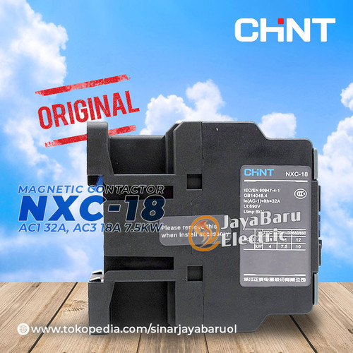 Contactor Kontaktor CHINT NXC-18 NXC18 24V 36V 110V 220V 400V
