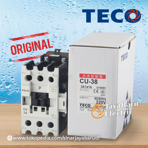 Kontaktor / Contactor TECO CU-38 CU38 24V 110V 220V 380V AC Coil