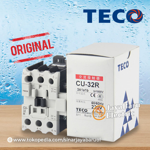 Kontaktor / Contactor TECO CU-32R CU32R 24V 110V 220V 380V AC Coil