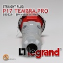 Legrand Straight Plug 3P+N+E / 5 Pin 63A P17 Tempra Pro 555529
