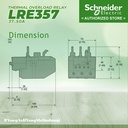 Thermal Overload Relay Schneider LRE-357 LRE357 37-50A
