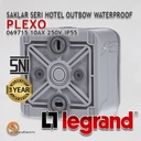 Saklar 2 Gang Hotel LEGRAND PLEXO Outbow Outdoor Waterproof 069715