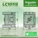SCHNEIDER Kontaktor Contactor LC1D115 24V 42V 48V 110V 220V 380V LC1D115B7 LC1D115D7 LC1D115E7 LC1D115F7 LC1D115M7 LC1D115Q7