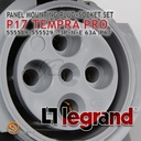 Legrand Panel Mounting Plug Socket 3P+N+E / 5 Pin 63A P17 Tempra Pro