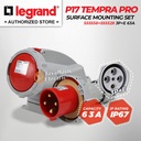 Legrand Paket 1 Set Plug Surface Mounting Socket 3P+E / 4 Pin 63A
