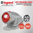 Legrand Surface Mounting Socket 3P+E / 4 Pin 4Pin 63A IP67 P17 Tempra Pro 555558