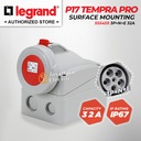 Legrand Surface Mounting Socket 3P+N+E / 5 Pin 32A P17 Tempra 555459