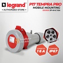 Legrand Mobile Mounting Socket 3P+N+E / 5 Pin 16A P17 Tempra 555309