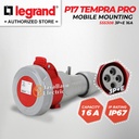 Legrand Mobile Mounting Socket 3P+E / 4 Pin 4Pin 16A IP67 P17 Tempra Pro 555308