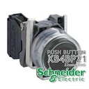 Push Button Besi Tipe Booted Schneider Hitam XB4BP21