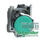Push Button Besi Tipe Flush Schneider Hijau XB4BA31