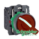 Selector Switch Lamp Plastik Schneider Merah XB5AK124M5 230V-240V AC