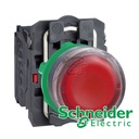 Push Button Lamp Plastik Schneider Merah XB5AW34M5 230V-240V AC