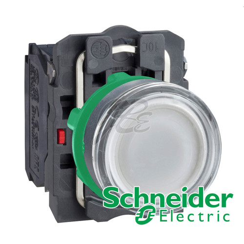 Push Button Lamp Plastik Schneider Putih XB5AW31B5 24V AC/DC