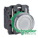 Push Button Lamp Plastik Schneider Putih XB5AW31B5 24V AC/DC
