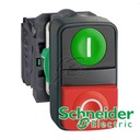 Push Button Plastik Schneider Double Headed XB5AL73415