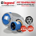 Legrand Paket 1 Set Plug Surface Mounting Socket 2P+E / 3 Pin 63A IP67