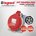 Legrand Panel Mounting Socket 3P+N+E / 5 Pin 32A P17 Tempra Pro 555289