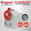 Legrand Surface Mounting Socket 3P+E / 4 Pin 32A P17 Tempra Pro 555258