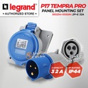 Legrand Paket 1 Set Plug Panel Mounting Socket 2P+E / 3 Pin 32A IP44