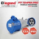 Legrand Mobile Mounting Socket 2P+E / 3 Pin 32A P17 Tempra Pro 555214