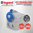 Legrand Surface Mounting Socket 2P+E / 3 Pin 32A P17 Tempra Pro 555254