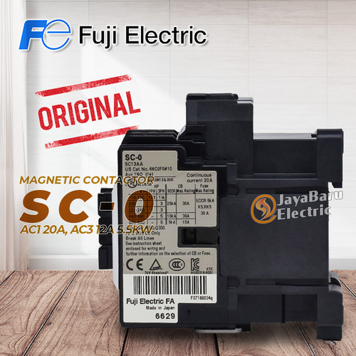 Kontaktor / Contactor Fuji SC-0 SC0 110V 220V 380V AC