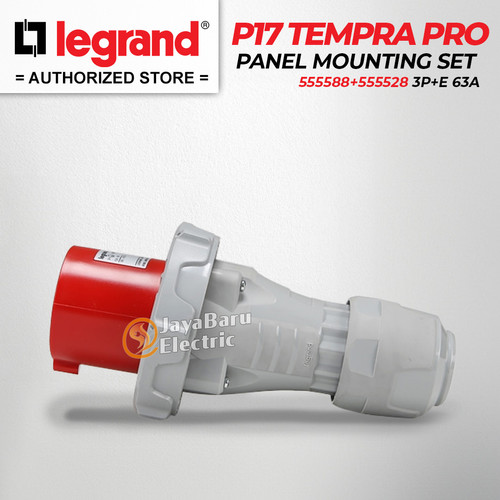 Legrand Paket 1 Set Plug Panel Mounting Socket 3P+E / 4 Pin 63A