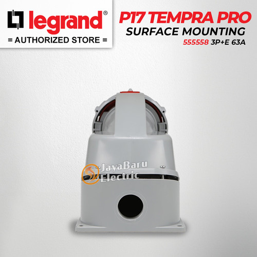 Legrand Surface Mounting Socket 3P+E / 4 Pin 4Pin 63A IP67 P17 Tempra Pro 555558