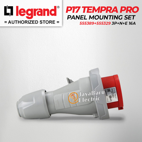 Legrand Paket 1 Set Plug Panel Mounting Socket 3P+N+E / 5 Pin 16A IP67