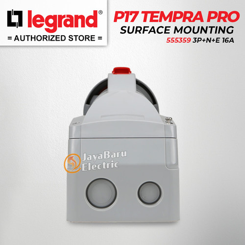 Legrand Surface Mounting Socket 3P+N+E / 5 Pin 5Pin 16A IP67 P17 Tempra Pro 555359