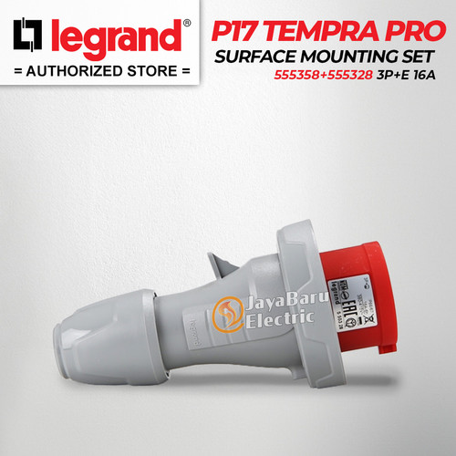 Legrand Paket 1 Set Plug Surface Mounting Socket 3P+E / 4 Pin 16A