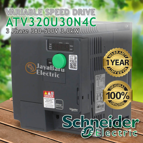 Inverter Schneider Variable Speed Drive ATV320U30N4C 3.0kW 3P 380V