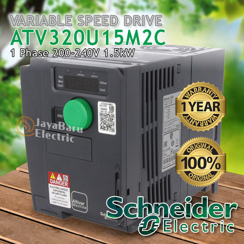 Inverter Schneider Variable Speed Drive ATV320U15M2C 1.5kW 1P 220V